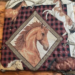 Horse Tapestry throw blanket